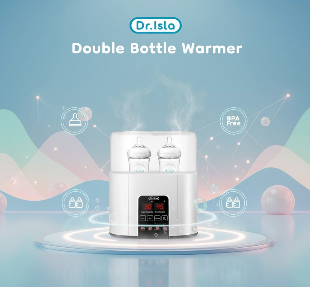 Dr.isla 4-in-1 Bottle Sterilizer For Baby Electric Warmer Heater Bottle BPA Free Food Warmer N20